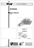 Plan du règlement PLU Avolsheim