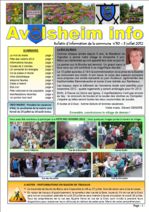 Bulletin Municipal n° 30 - Juillet 2012